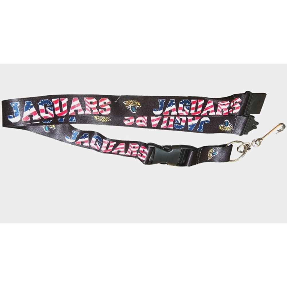 Celebrate USA 250 Years w/Jacksonville Jaguars Lanyard Keychain Stars&Stripes